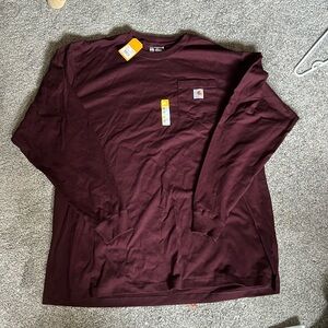 Carhartt Long Sleeve work shirt 2XL Tall NWT Brand New